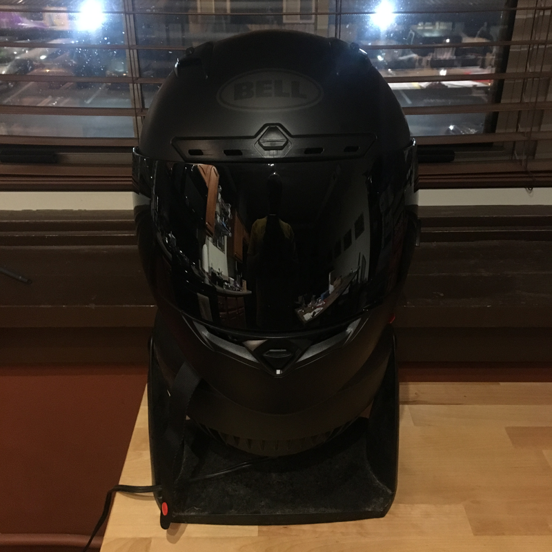 It’s sitting on a fan air out.